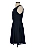 Express 100% Polyester Solid Blue Cocktail Dress Size 4 - photo 5