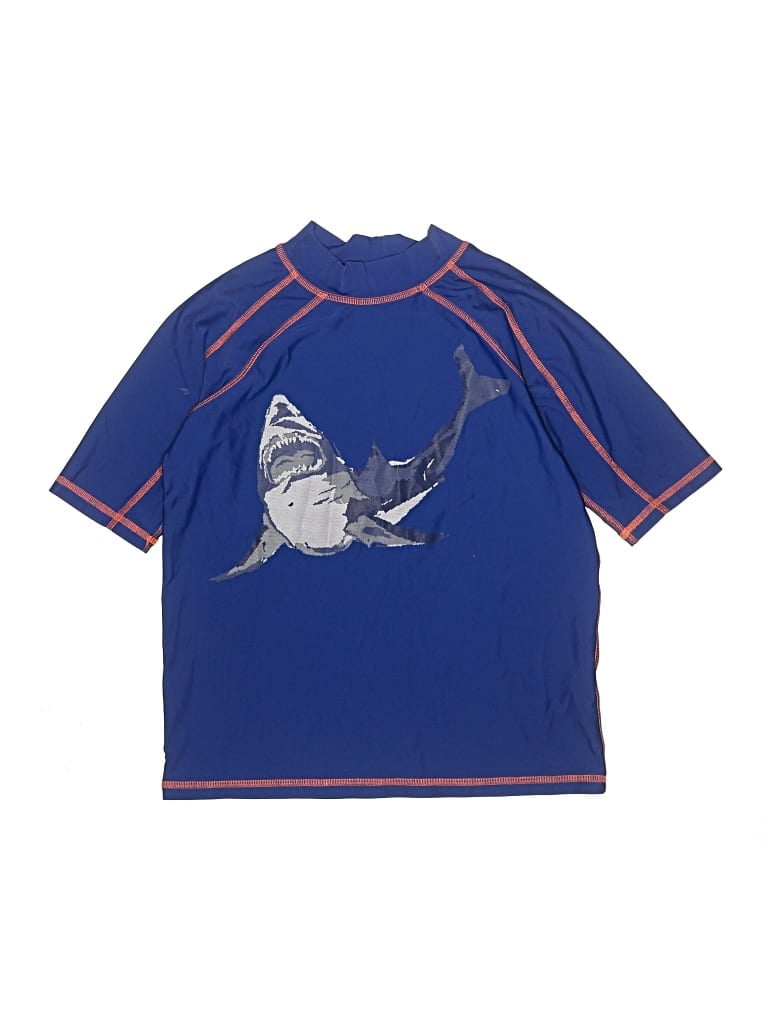 Pre-owned L.l.bean Kids' Short Sleeve T-shirt In Blue