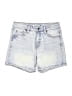 Celebrity Pink Silver Denim Shorts Size 7 - photo 1