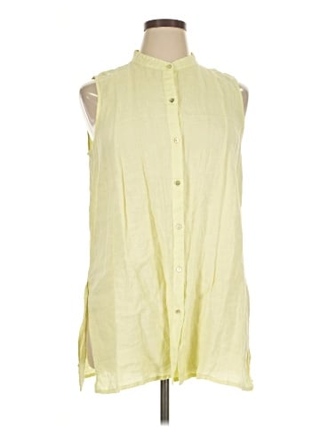 Eileen Fisher Sleeveless Button-Down Shirt (view 1)