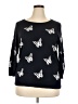 Talbots Outlet Print Black Pullover Sweater Size 2X - photo 1
