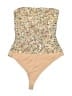 Majorelle 100% Polyester Tan Bodysuit Size XL - photo 1