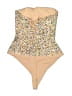 Majorelle 100% Polyester Tan Bodysuit Size XL - photo 2
