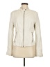 Black Rivet 100% Polyurethane Ivory Jacket Size M - photo 1