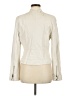Black Rivet 100% Polyurethane Ivory Jacket Size M - photo 2