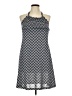 Coco + Carmen Chevron-herringbone Black Casual Dress Size L - photo 1