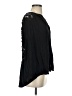 Ella Moss 100% Rayon Black Long Sleeve Blouse Size S - photo 4