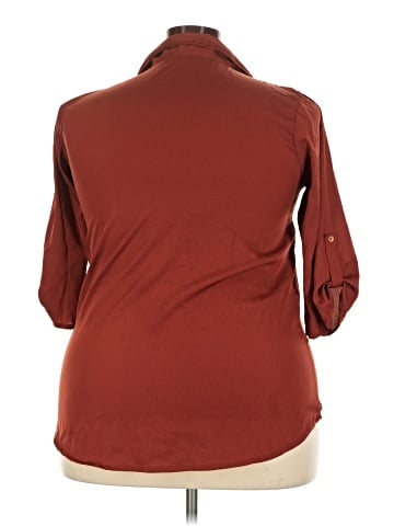 FASHION TO FIGURE 3/4 Sleeve Blouse (view 2)