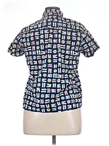 British Khaki Short Sleeve Button-Down Shirt (view 2)