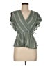 Monteau Green Sleeveless Blouse Size M - photo 1
