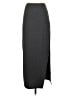 Lily White Solid Gray Casual Skirt Size S - photo 1
