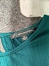 Adrianna Papell Teal 3/4 Sleeve T-Shirt Size XL - photo 4