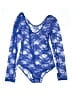 Style 100% Polyester Blue Bodysuit Size 20 - 22 - photo 2
