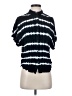 Splendid 100% Rayon Black Short Sleeve Blouse Size S - photo 1