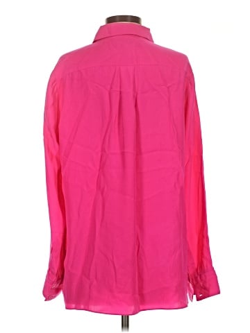 Argent Long Sleeve Silk Top (view 2)