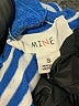 Mine 100% Rayon Blue Short Sleeve Top Size S - photo 7