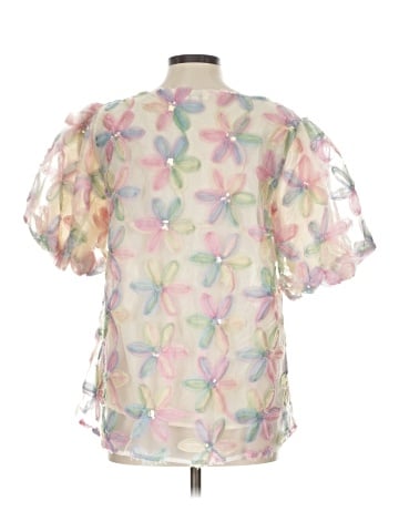 Umgee Short Sleeve Blouse (view 2)