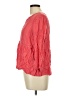 Fever 100% Rayon Red 3/4 Sleeve Blouse Size L - photo 5