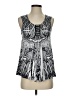One World Silver Sleeveless Blouse Size S - photo 1