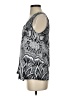 One World Silver Sleeveless Blouse Size S - photo 5