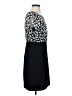 Alyx 100% Polyester Polka Dots Black Cocktail Dress Size 4 - photo 4