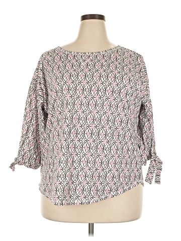 T by Talbots 3/4 Sleeve Blouse (view 1)