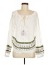 Tory Burch 100% Cotton White Long Sleeve Blouse Size 8 - photo 1
