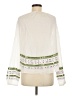 Tory Burch 100% Cotton White Long Sleeve Blouse Size 8 - photo 2