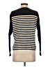 DemyLee 100% Cashmere Stripes Black Cashmere Pullover Sweater Size XS - photo 2