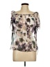 Wrapper 100% Polyester Purple Sleeveless Blouse Size L - photo 1