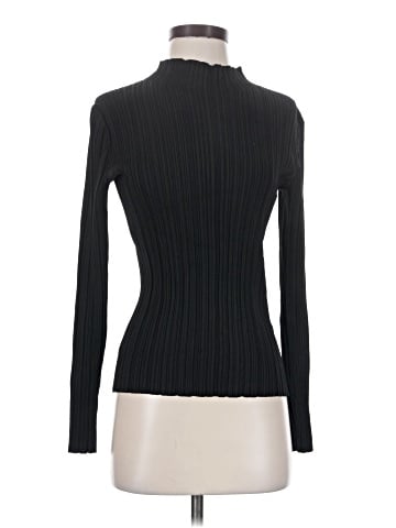 Acne Studios Ribbed Knit Mockneck Top (view 1)