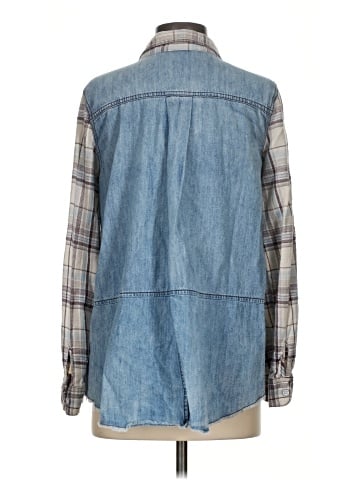 Free People Long Sleeve Button-Down Shirt (view 2)