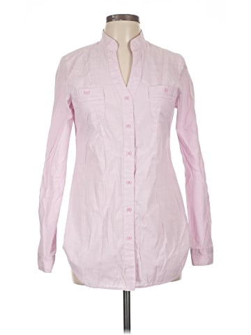 Pink Rose Long Sleeve Button-Down Shirt (view 1)