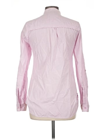 Pink Rose Long Sleeve Button-Down Shirt (view 2)