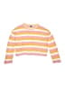 Old Navy 100% Cotton Stripes Pink Pullover Sweater Size M (kids) - photo 1