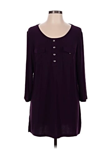 Perseption Concept 3/4 Sleeve Top (view 1)
