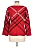 Chelsea & Theodore Plaid Red Pullover Sweater Size L - photo 2