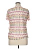 Kim Rogers Pink Short Sleeve Blouse Size XL - photo 2