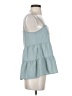 Paper Crane 100% Polyester Teal Tank Top Size XS - photo 4