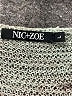 Nic + Zoe Metallic Green Pullover Sweater Size L - photo 7