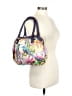 Anuschka 100% Leather Tropical Floral Multi Color Purple Leather Shoulder Bag One size - photo 2