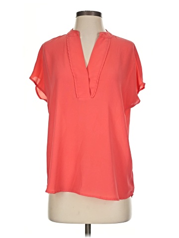 Marled Essentials Short Sleeve Blouse (view 1)