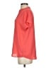 Marled Essentials 100% Polyester Orange Short Sleeve Blouse Size S - photo 5