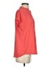 Marled Essentials 100% Polyester Orange Short Sleeve Blouse Size S - photo 4