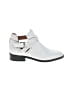 Halogen 100% Leather White Ankle Boots Size 9 - photo 1