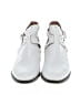 Halogen 100% Leather White Ankle Boots Size 9 - photo 2