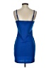 Versona 100% Polyester Solid Blue Cocktail Dress Size XS - photo 2