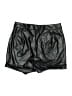 Just Be... 100% Polyester Metallic Black Shorts Size M - photo 2