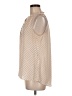 41Hawthorn Polka Dots Tan Sleeveless Blouse Size M - photo 5
