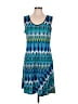 Covington Print Blue Casual Dress Size L - photo 1